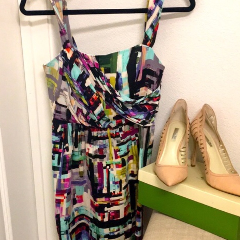✨ Moving sale 🚗- Ali Ro (from Neiman Marcus) multi-colored dress, Size 0